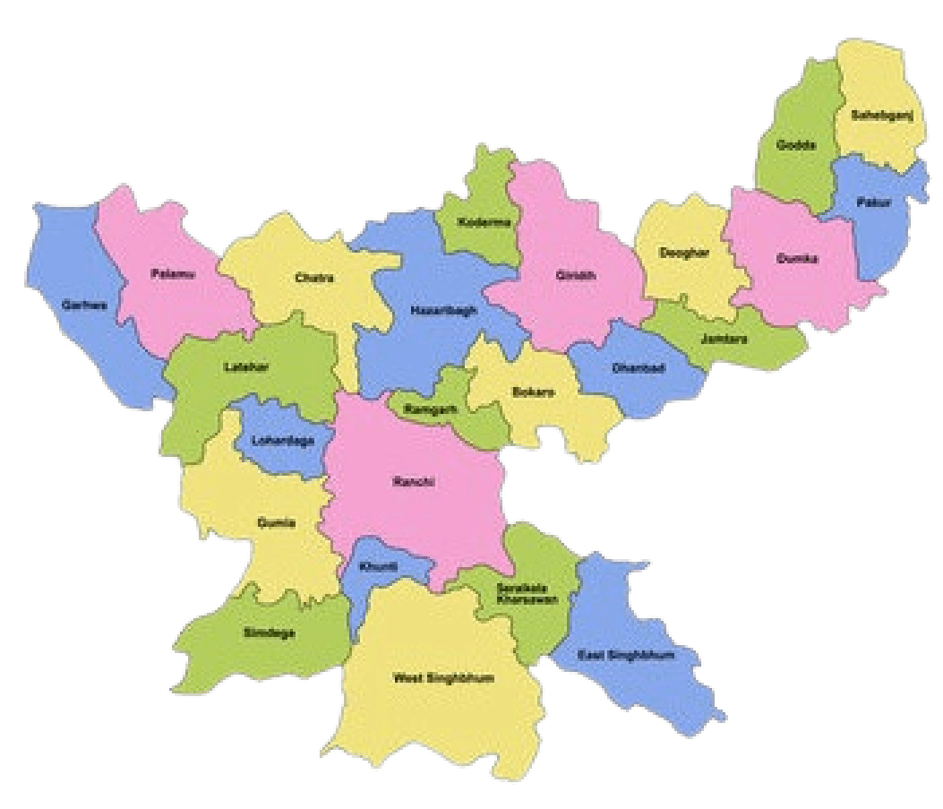 Jharkhand Map